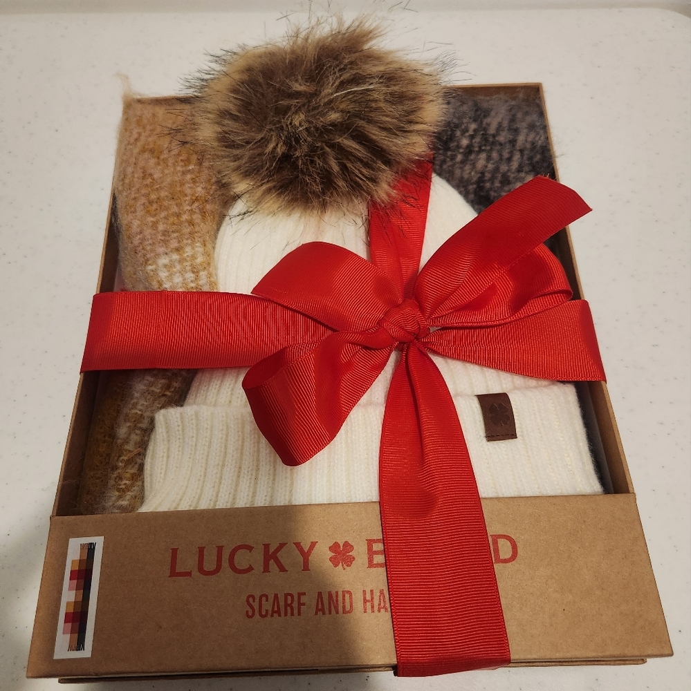 Lucky Brand Scarf and Hat Set